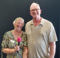 President Ruth welcomes Gavin Sutherland into the Club